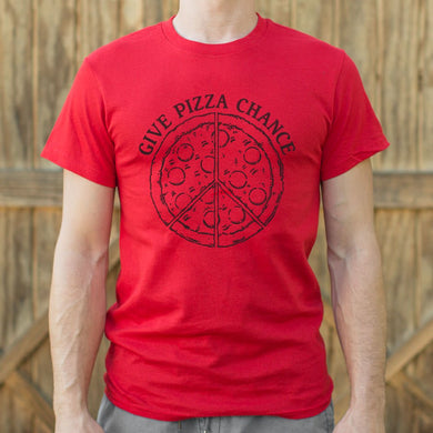 Give Pizza Chance T-Shirt (Mens) - Beijooo
