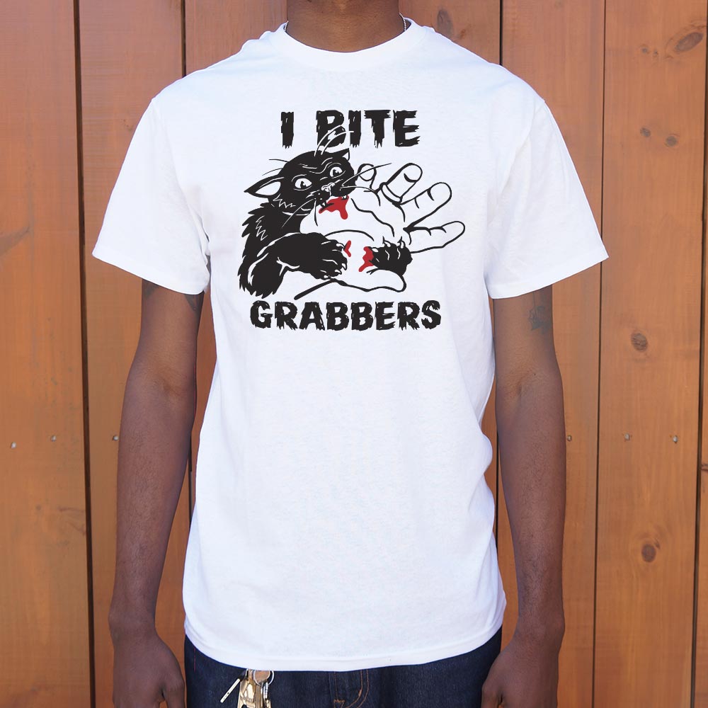 I Bite Pussy Grabbers T-Shirt (Mens) - Beijooo