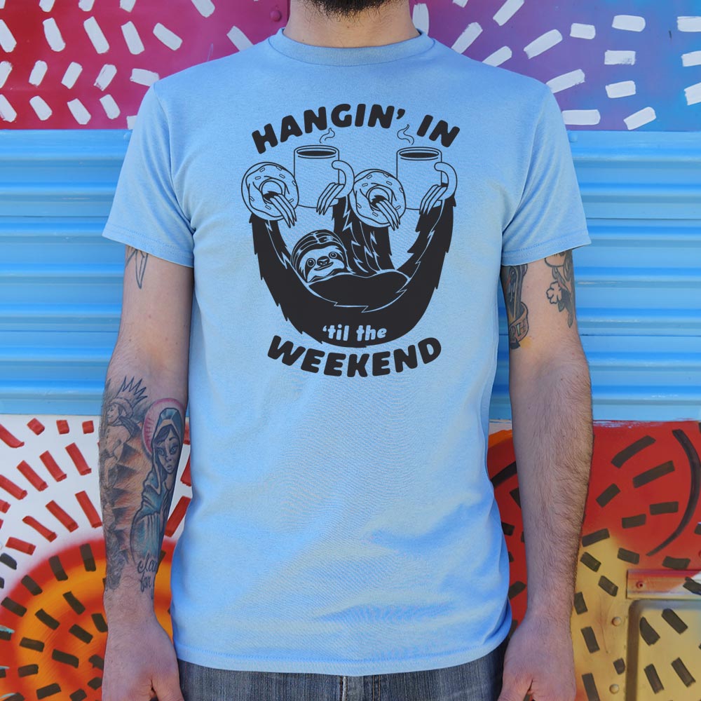 Hangin' For The Weekend Sloth T-Shirt (Mens) - Beijooo
