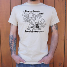 Load image into Gallery viewer, Ferocious And Herbivorous T-Shirt (Mens) - Beijooo
