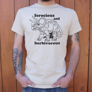 Ferocious And Herbivorous T-Shirt (Mens) - Beijooo
