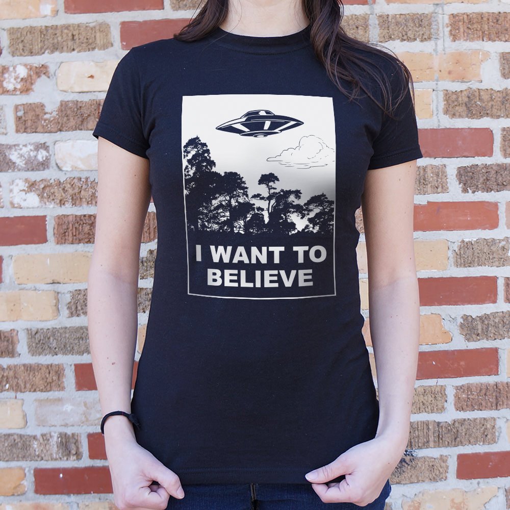 I Want To Believe T-Shirt (Ladies) - Beijooo