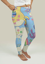 Load image into Gallery viewer, Leggings with Rainbows and Unicorns in the Clouds - Beijooo