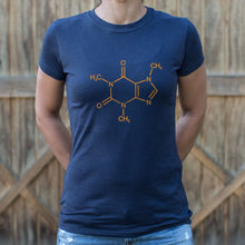 Load image into Gallery viewer, Mighty Caffeine Molecule T-Shirt (Ladies) - Beijooo