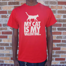Load image into Gallery viewer, My Cat Is My Valentine T-Shirt (Mens) - Beijooo