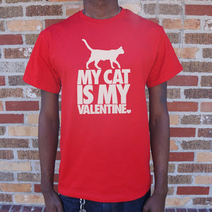 My Cat Is My Valentine T-Shirt (Mens) - Beijooo