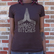 Load image into Gallery viewer, Namaste Bitches Yoga T-Shirt (Ladies) - Beijooo
