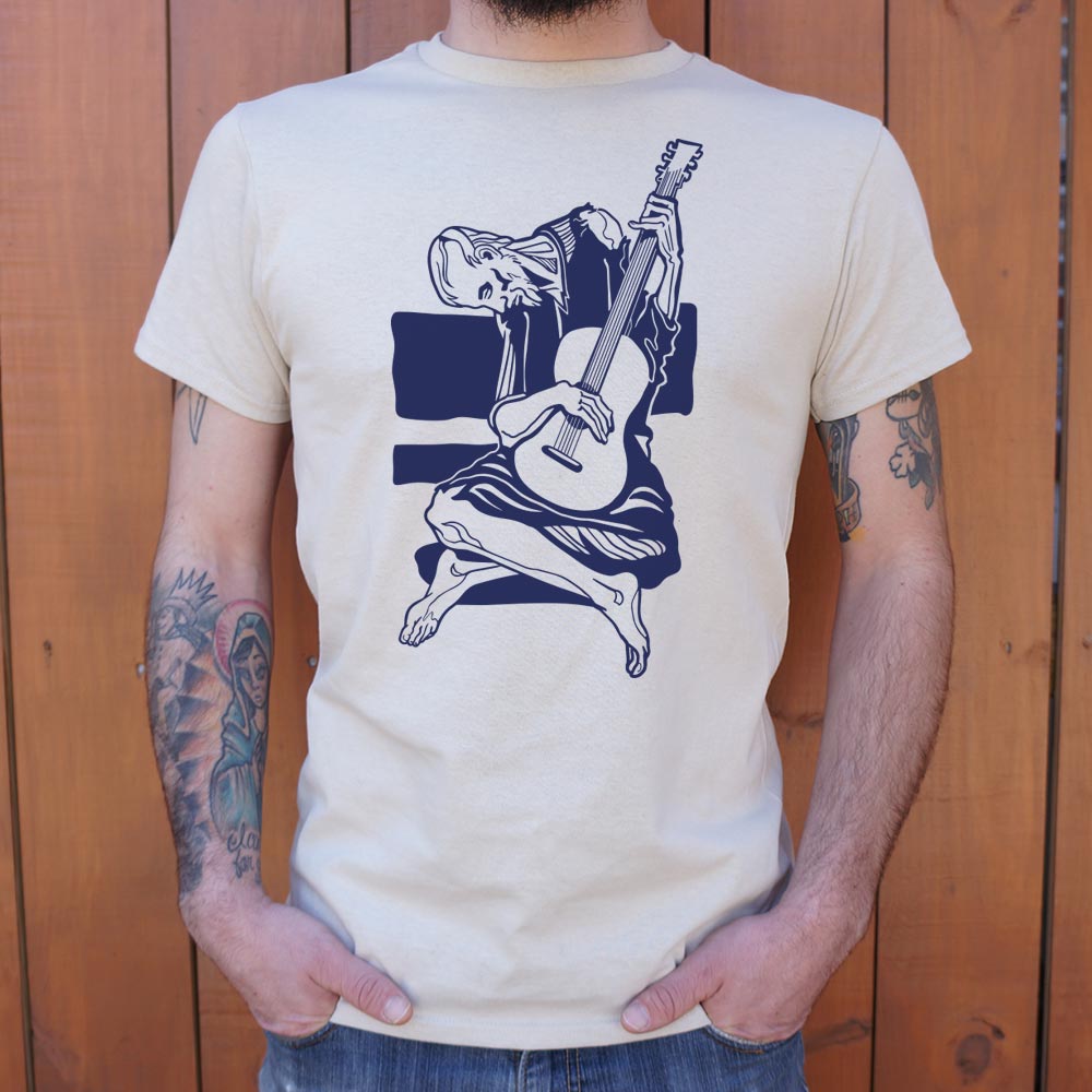 Old Guitarist T-Shirt (Mens) - Beijooo