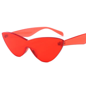 one-pieceSunglasses young female brand
 Designer lovely exciting retro Cat Eye high quality
 cheap aviators - Beijooo