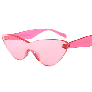 one-pieceSunglasses young female brand
 Designer lovely exciting retro Cat Eye high quality
 cheap aviators - Beijooo