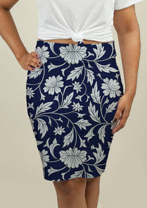 Pencil Skirt with Chinese pattern - Beijooo