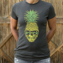 Load image into Gallery viewer, Pineapple Skull T-Shirt (Ladies) - Beijooo