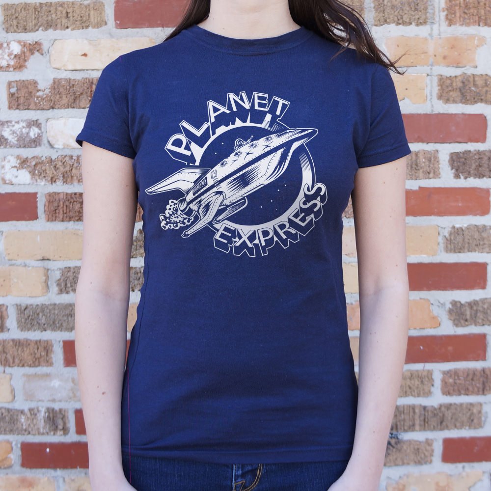 Planet Express Spaceship T-Shirt (Ladies) - Beijooo