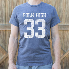 Carregar imagem no visualizador da galeria, Polk High Number 33 Football T-Shirt (Mens) - Beijooo