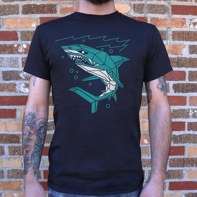 Polygon Shark T-Shirt (Mens) - Beijooo