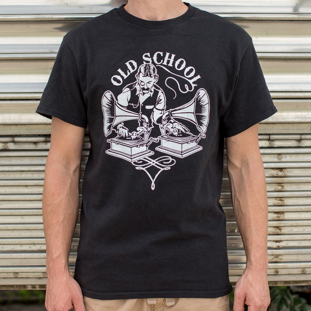 Old Timey School DJ T-Shirt (Mens) - Beijooo