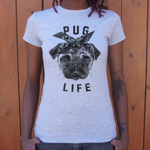 Carregar imagem no visualizador da galeria, Pug Life Dog T-Shirt (Ladies) - Beijooo