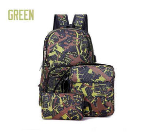 Outdoor bags camouflage travel backpack computer bag oxford brake chain middle school student bag many