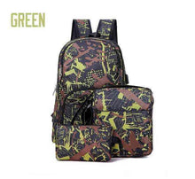 Load image into Gallery viewer, Outdoor bags camouflage travel backpack computer bag oxford brake chain middle school student bag many colors