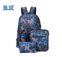 Load image into Gallery viewer, Outdoor bags camouflage travel backpack computer bag oxford brake chain middle school student bag many
