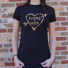Load image into Gallery viewer, Science Loves Math T-Shirt (Ladies) - Beijooo