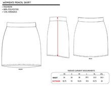 Load image into Gallery viewer, Pencil Skirt with Seamless pattern - Beijooo