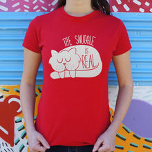 Load image into Gallery viewer, The Snuggle Is Real T-Shirt (Ladies) - Beijooo