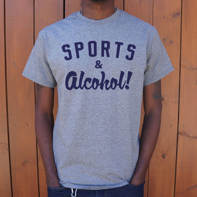 Sports And Alcohol T-Shirt (Mens) - Beijooo