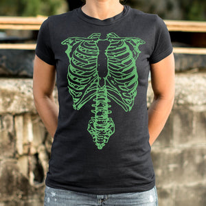 Tap The Spinal Skeleton T-Shirt (Ladies) - Beijooo