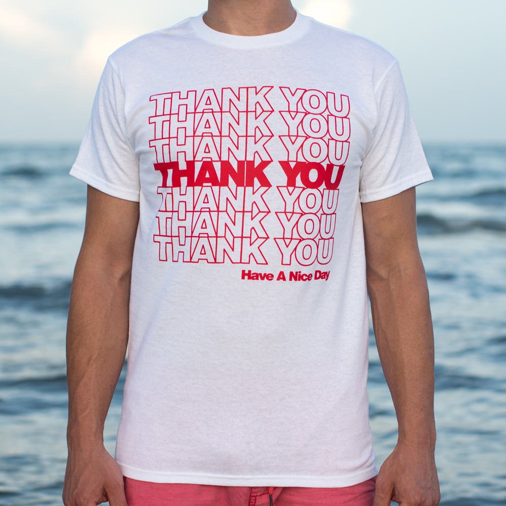 Thank You Bag T-Shirt (Mens) - Beijooo
