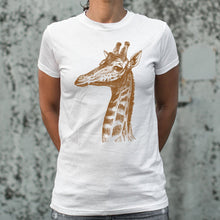 Load image into Gallery viewer, Placid Giraffe T-Shirt (Ladies) - Beijooo