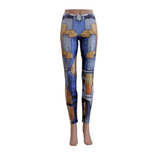 Load image into Gallery viewer, trendy female leggings three dimensional design
 Bionic ARMOUR Plates dj sports
 leggins pant puzzle Cosplay legging for Woman - Beijooo