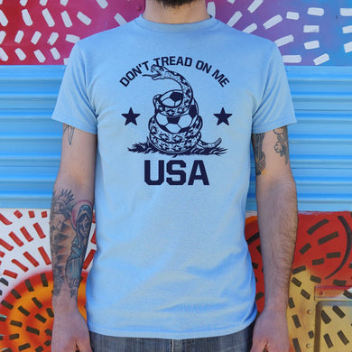 Don't Tread On Me USA Soccer Snake T-Shirt (Mens) - Beijooo