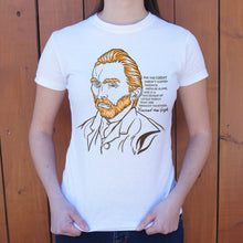 Load image into Gallery viewer, Vincent Van Gogh Quote T-Shirt (Ladies) - Beijooo