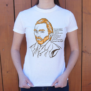 Vincent Van Gogh Quote T-Shirt (Ladies) - Beijooo