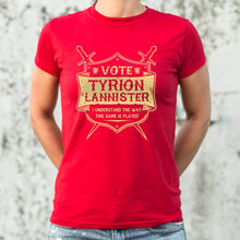 Carregar imagem no visualizador da galeria, Vote Tyrion Lannister T-Shirt (Ladies) - Beijooo