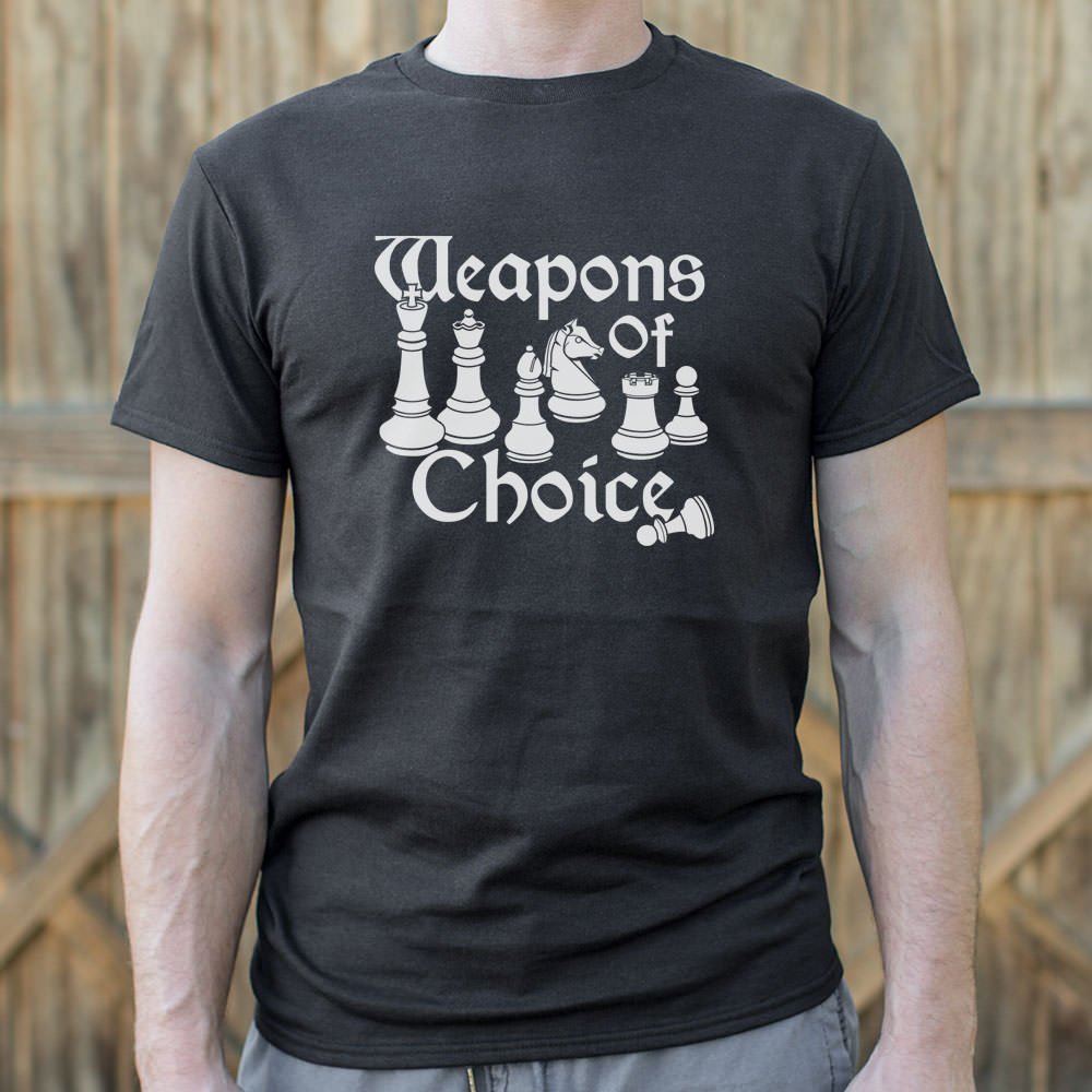 Weapons Of Choice Chess T-Shirt (Mens) - Beijooo