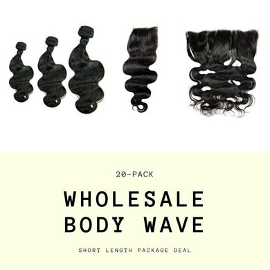 Brazilian Body Wave Short Length Wholesale Package - Beijooo