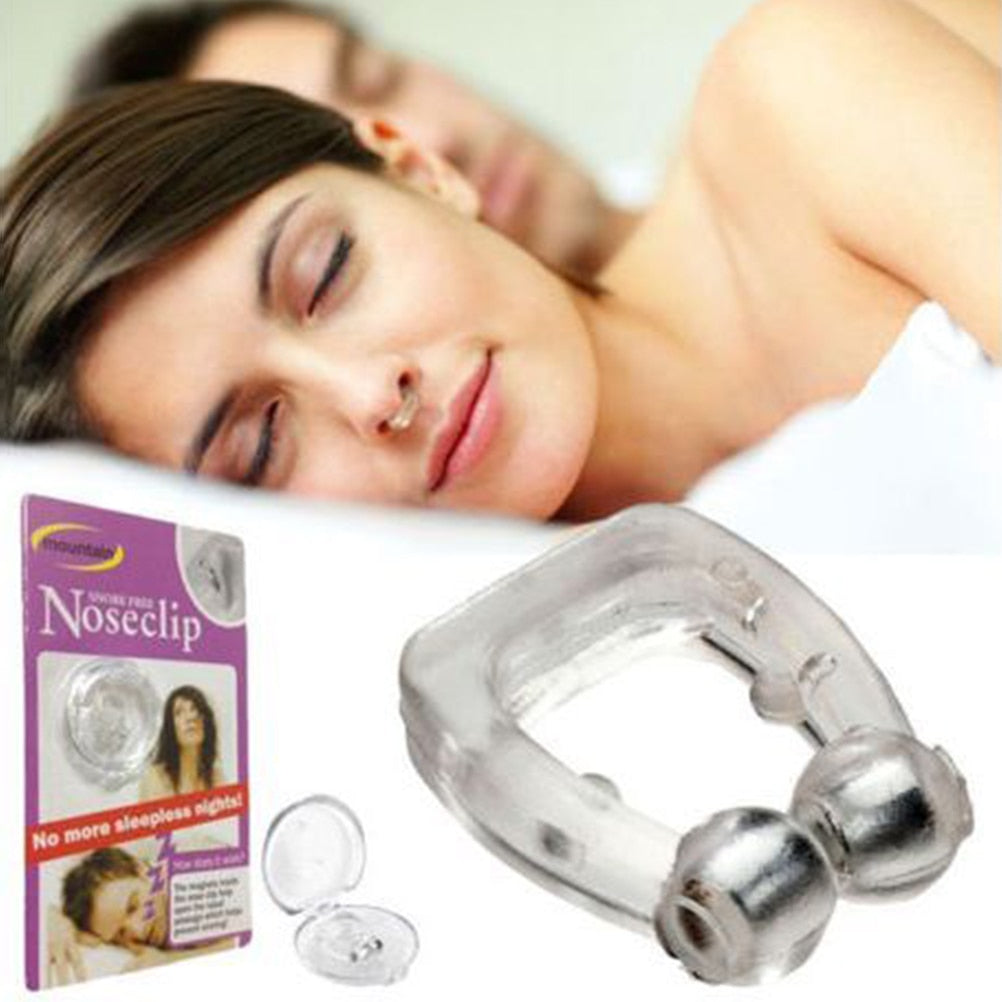 Magnetic Anti-Snoring Prevent Snoring Nose Clip Sleep Tray Napping Sleep Aid Apnea Guard Night Device with Case - Beijooo